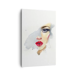 Obraz na plátně - Odraz v kapce vody - 80x120 cm