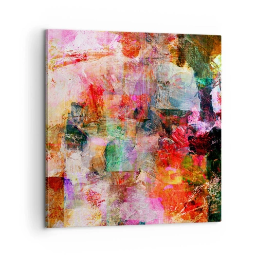 Obraz na plátně - Cesta růžovou - 60x60 cm