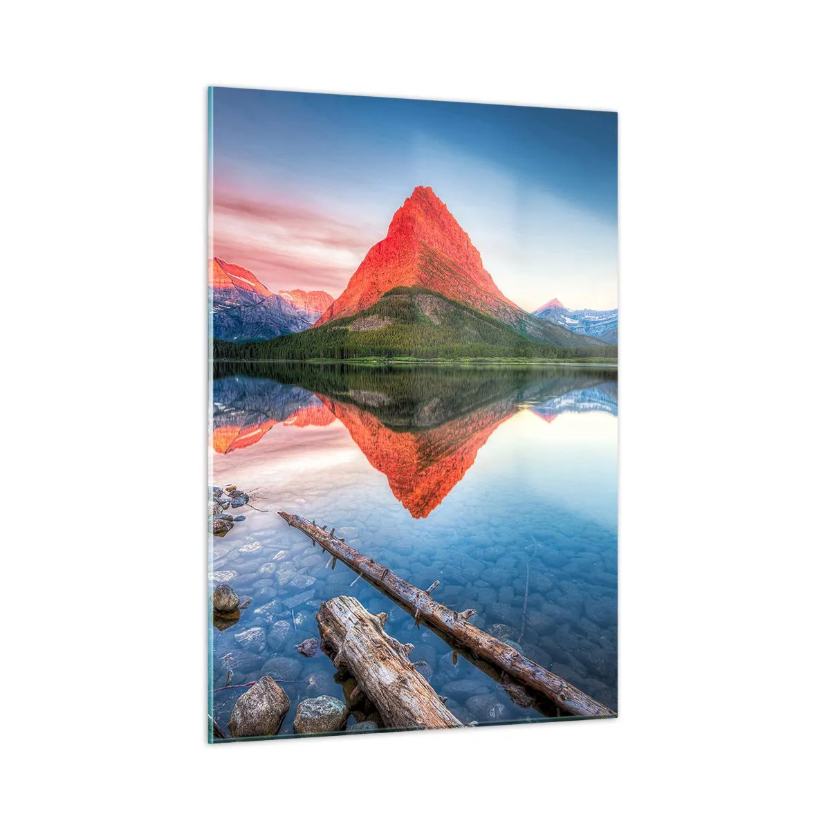 Obraz na skle - Teplo a chlad - 50x70 cm