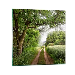 Obraz na skle - Et in Arcadia ego - 50x50 cm