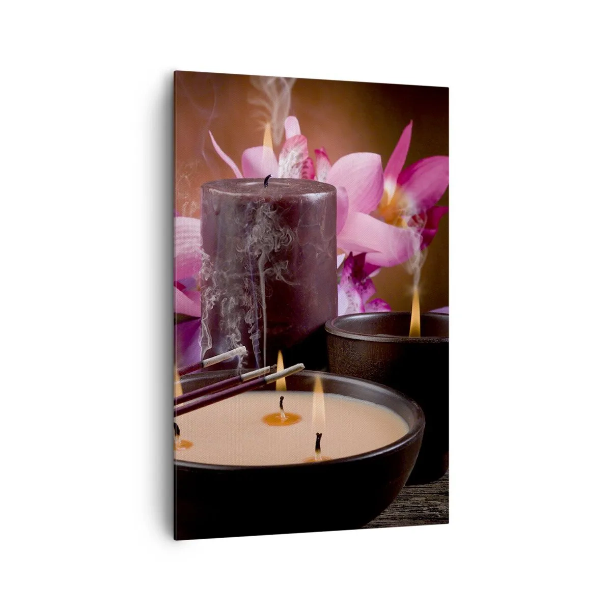 Obraz na plátně - Očistit mysl, uklidnit tělo - 80x120 cm