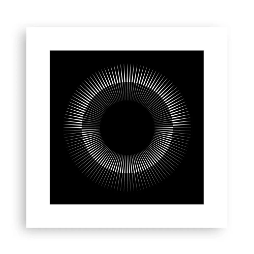 Plakát - Černé slunce - 30x30 cm