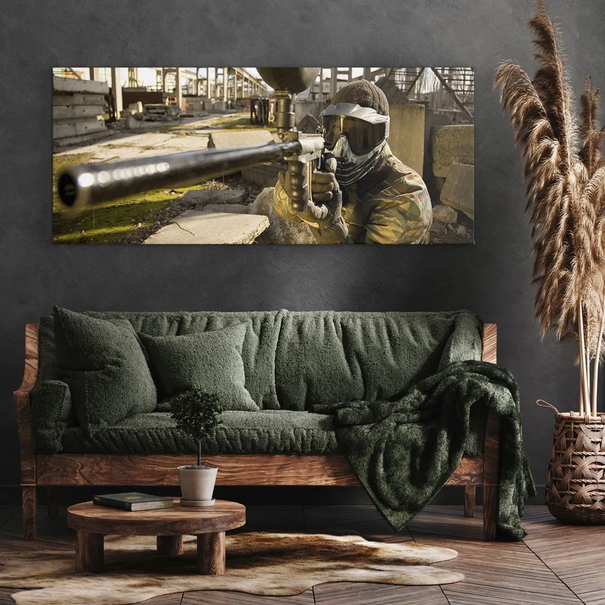 Obraz na plátně - I vy můžete být hrdinou - 160x50 cm