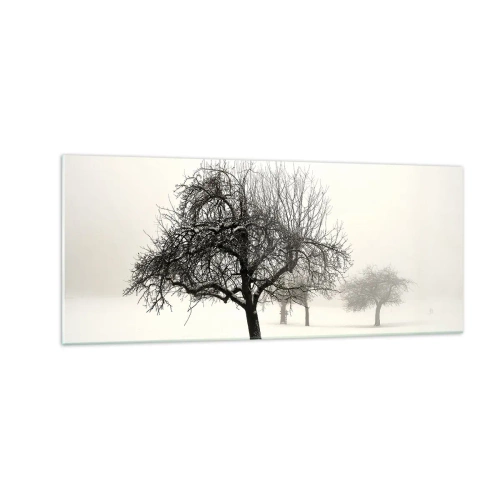 Obraz na skle - Zimní sen - 100x40 cm