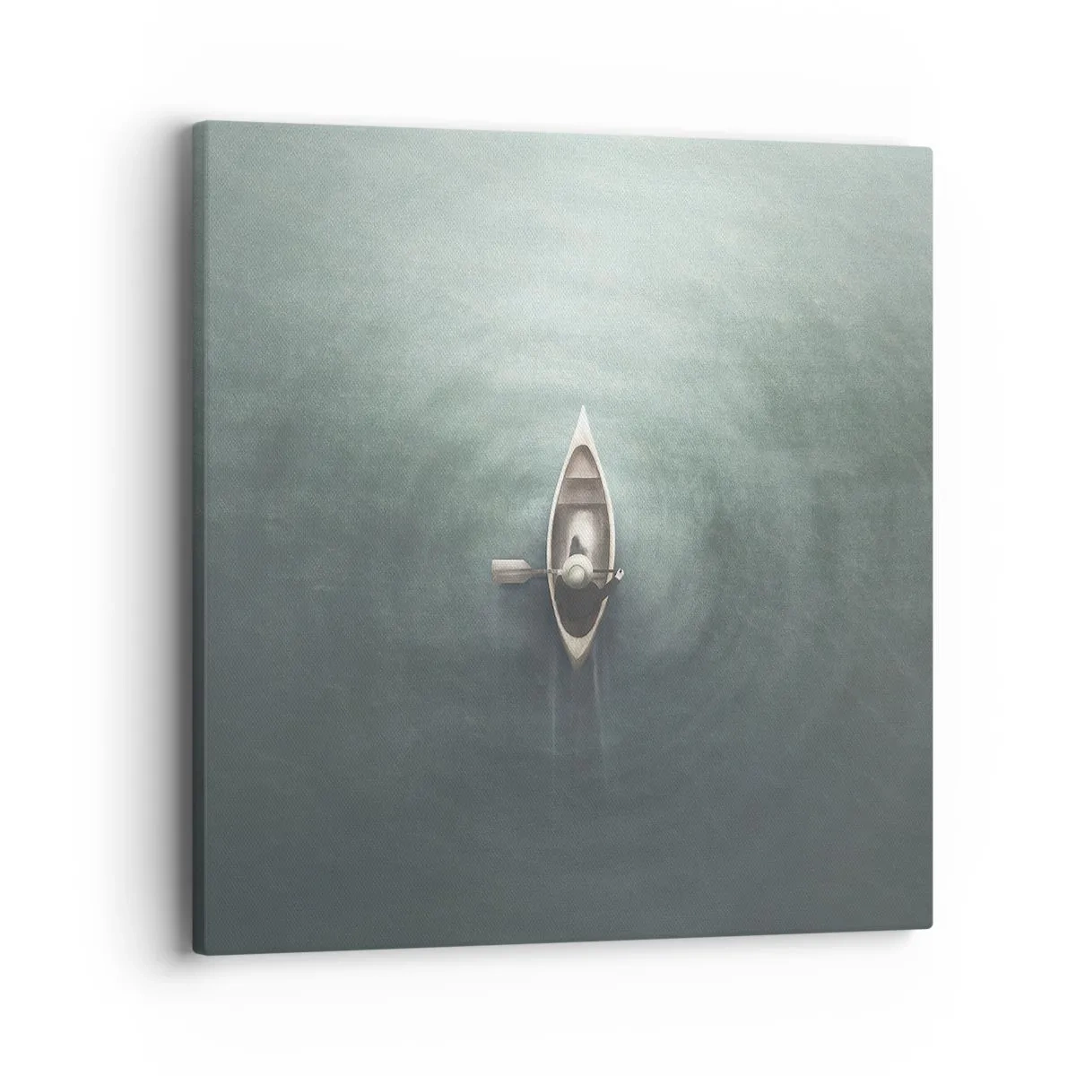 Obraz na plátně - Přes měsíční jezero - 40x40 cm