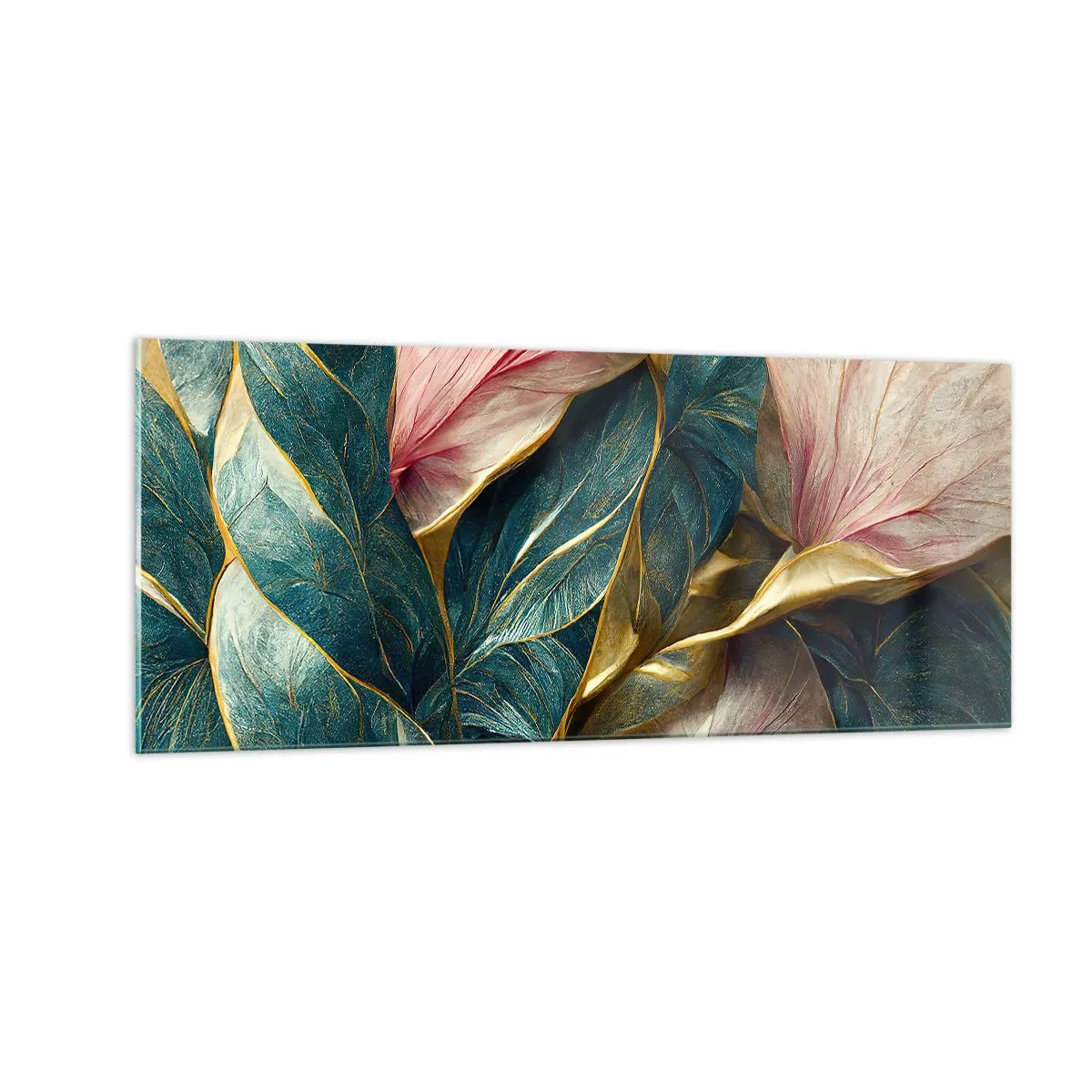 Obraz na skle - Přirozená elegance a styl - 100x40 cm