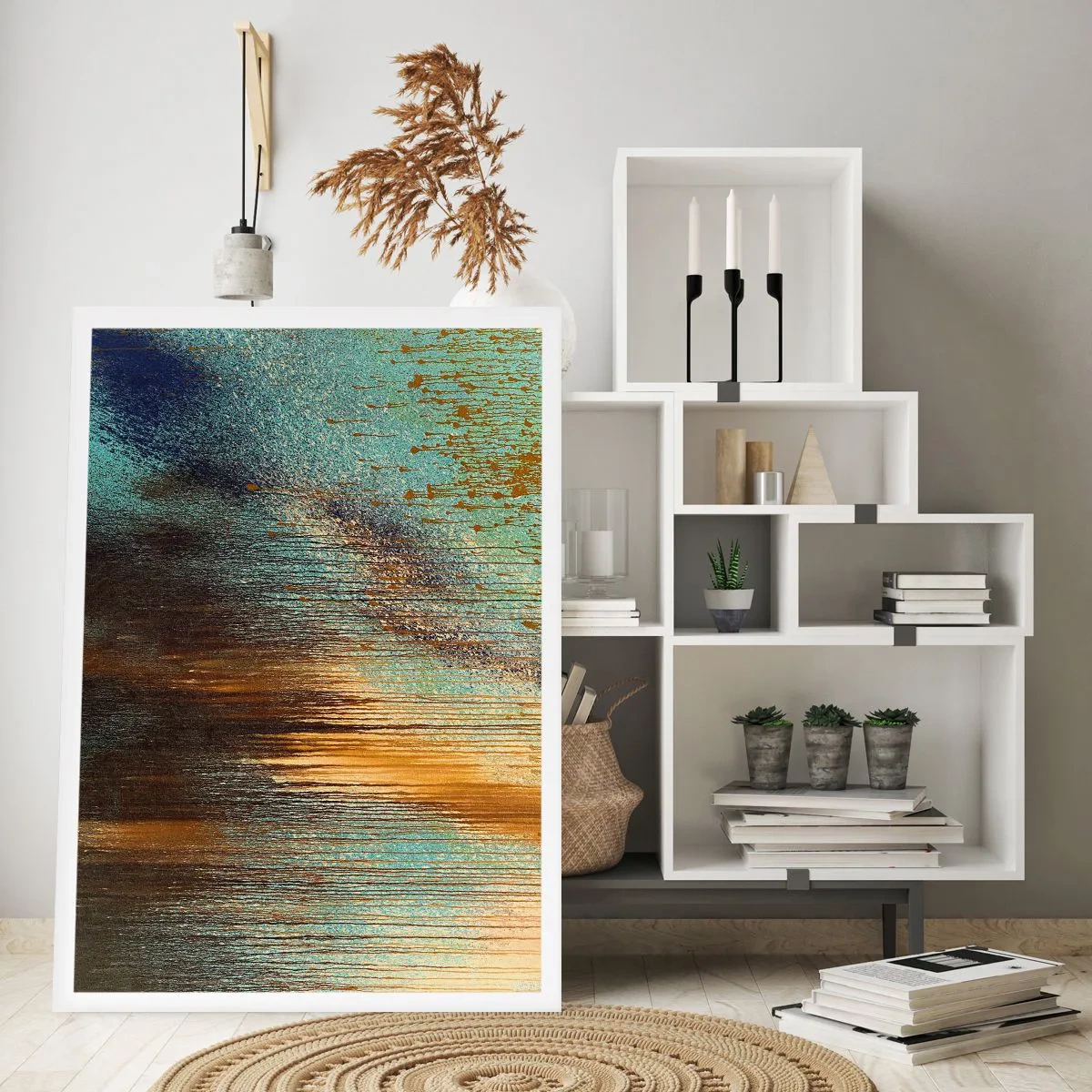 Plakát - Nenáhodná barevná kompozice - 50x70 cm