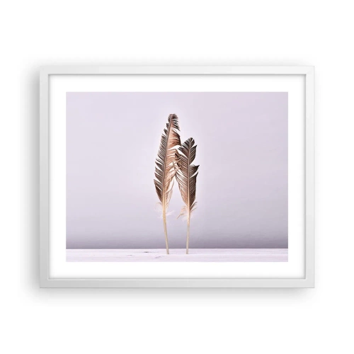 Plakát v bílém rámu - Proti nicotě - 50x40 cm