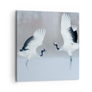 Obraz na plátně - Tanec v mlze - 60x60 cm