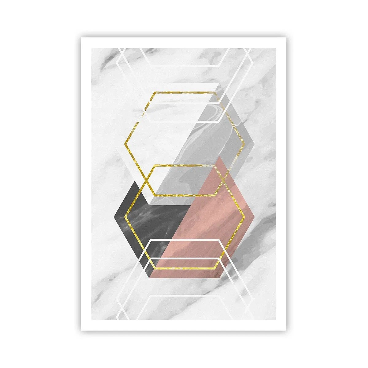 Plakát - Řetězová kompozice - 70x100 cm