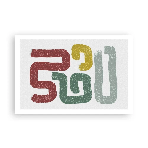 Plakát - V neznámém jazyce - 91x61 cm