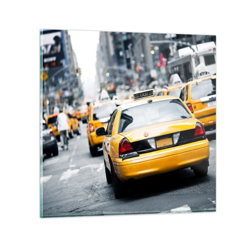 Obraz na skle - Pouze v tomto městě - 60x60 cm