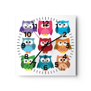 Nástěnné hodiny - Je zábavné být jiný - 40x40 cm