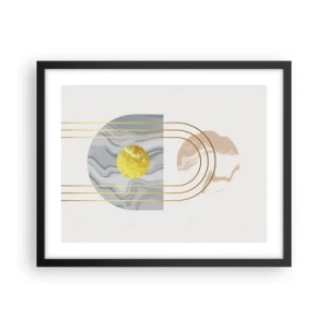 Plakát v černém rámu - Jas a zářivost - 50x40 cm