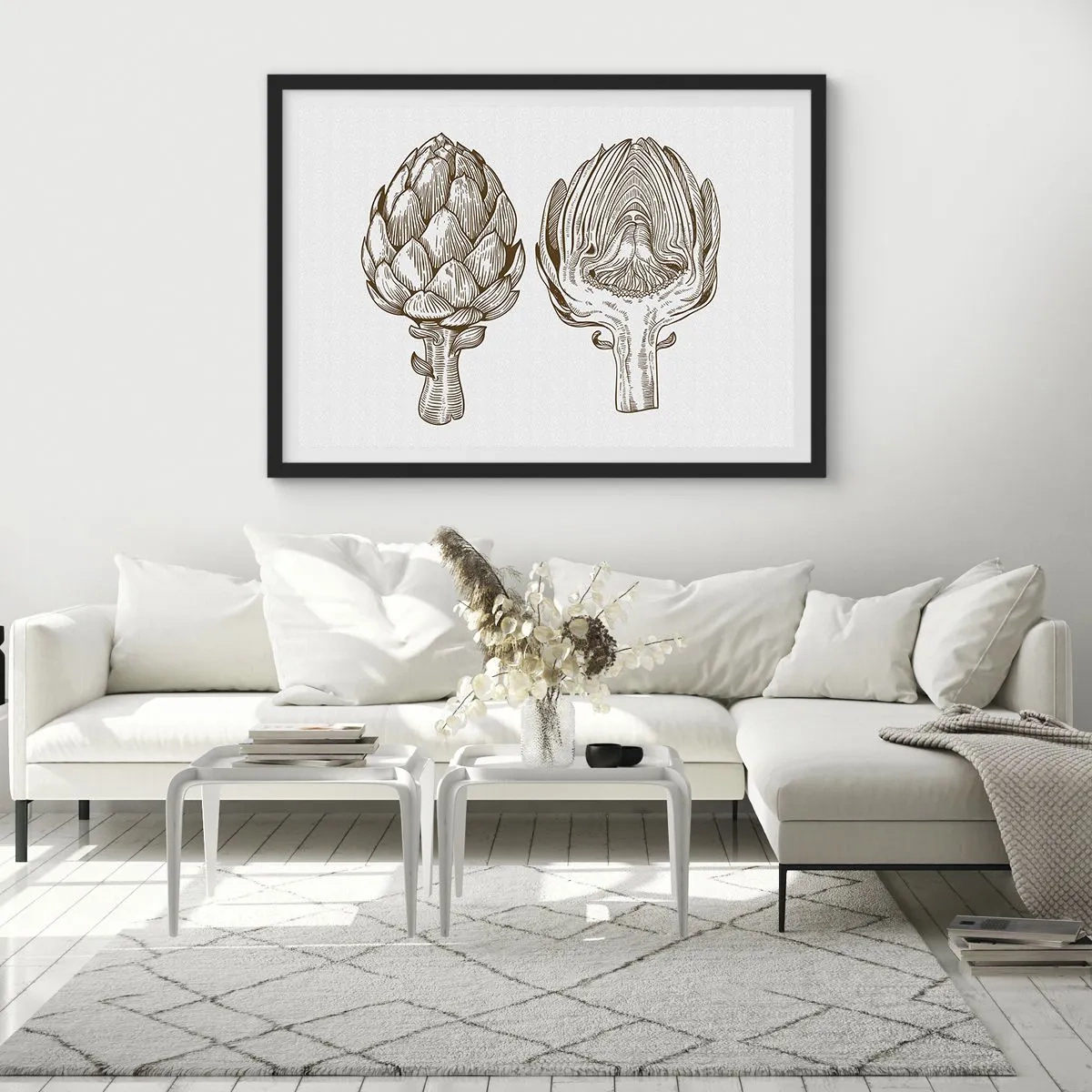 Plakát v černém rámu - Hodiny anatomie - 70x50 cm