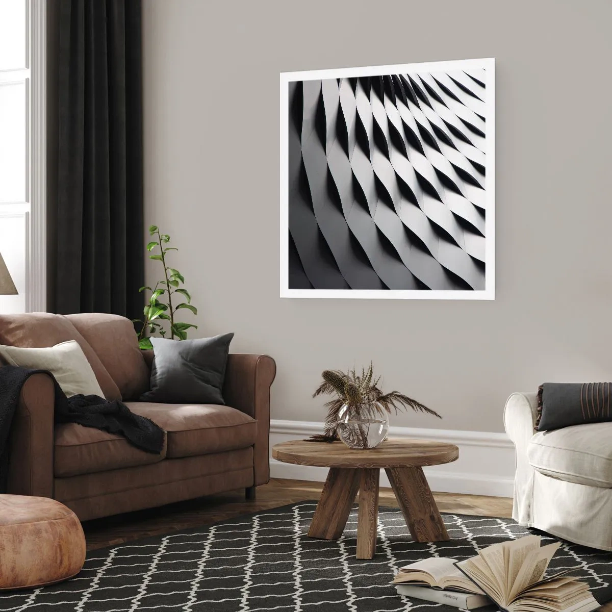 Plakát - Na hladině vln - 30x30 cm