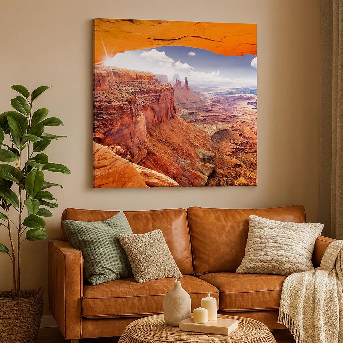 Obraz na plátně - Vytesané samotnou přírodou - 30x30 cm