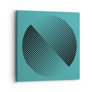 Obraz na plátně - Kruh – geometrická variace - 30x30 cm