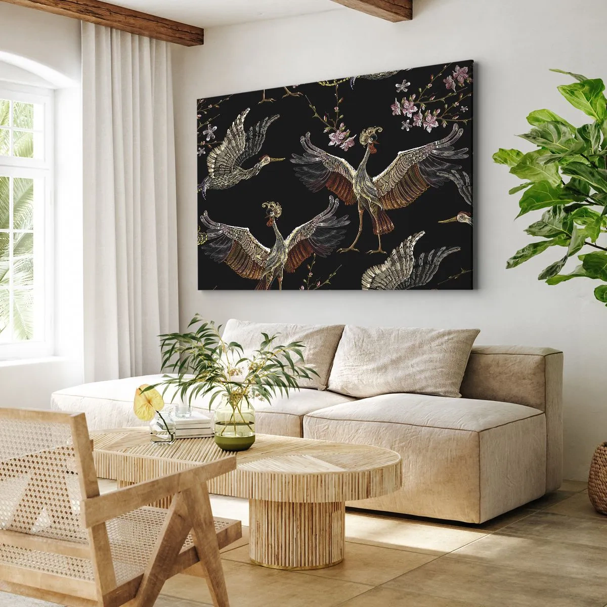 Obraz na plátně - Pohádkový pták - 100x70 cm