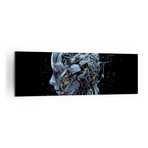 Obraz na plátně - Technologie je žena - 160x50 cm