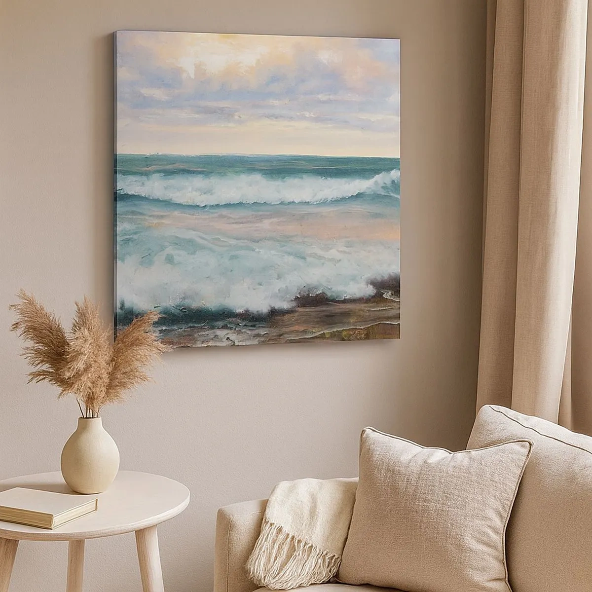 Obraz na plátně - Tady uhladíš duši - 30x30 cm