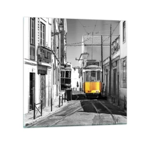 Obraz na skle - Duch Lisabonu - 70x70 cm