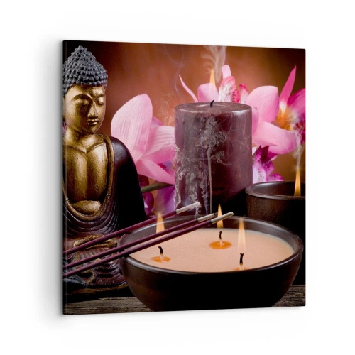 Obraz na plátně - Očistit mysl, uklidnit tělo - 50x50 cm