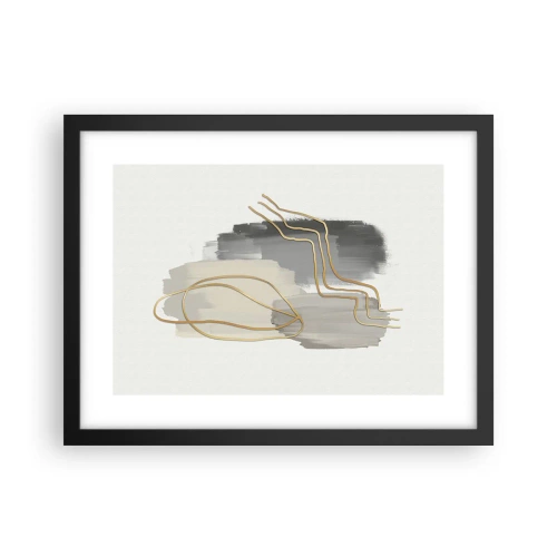 Plakát v černém rámu - Trvání a pohyb - 40x30 cm