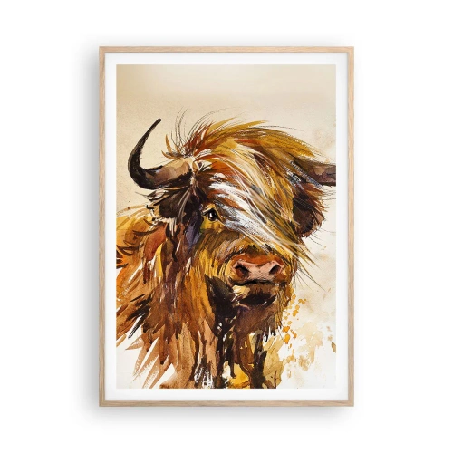 Plakát v rámu světlý dub - Pýcha lovce - 70x100 cm