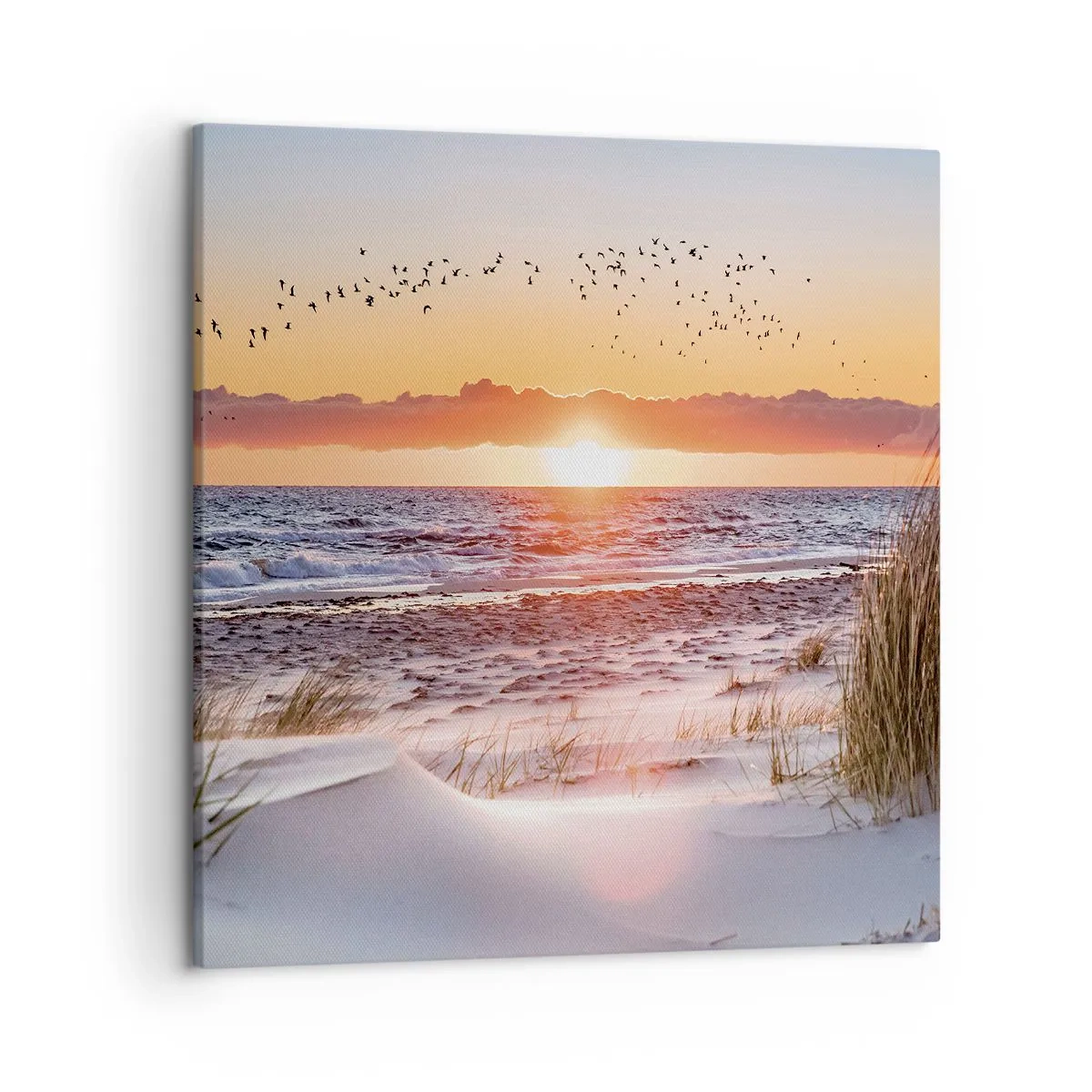 Obraz na plátně - Horizontální krajina - 50x50 cm