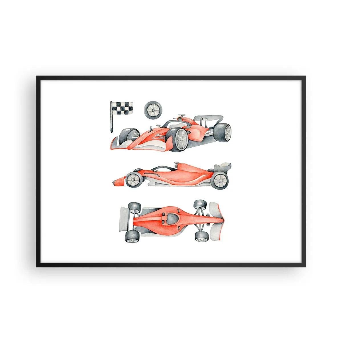 Plakát v černém rámu - Dohnat sen - 100x70 cm