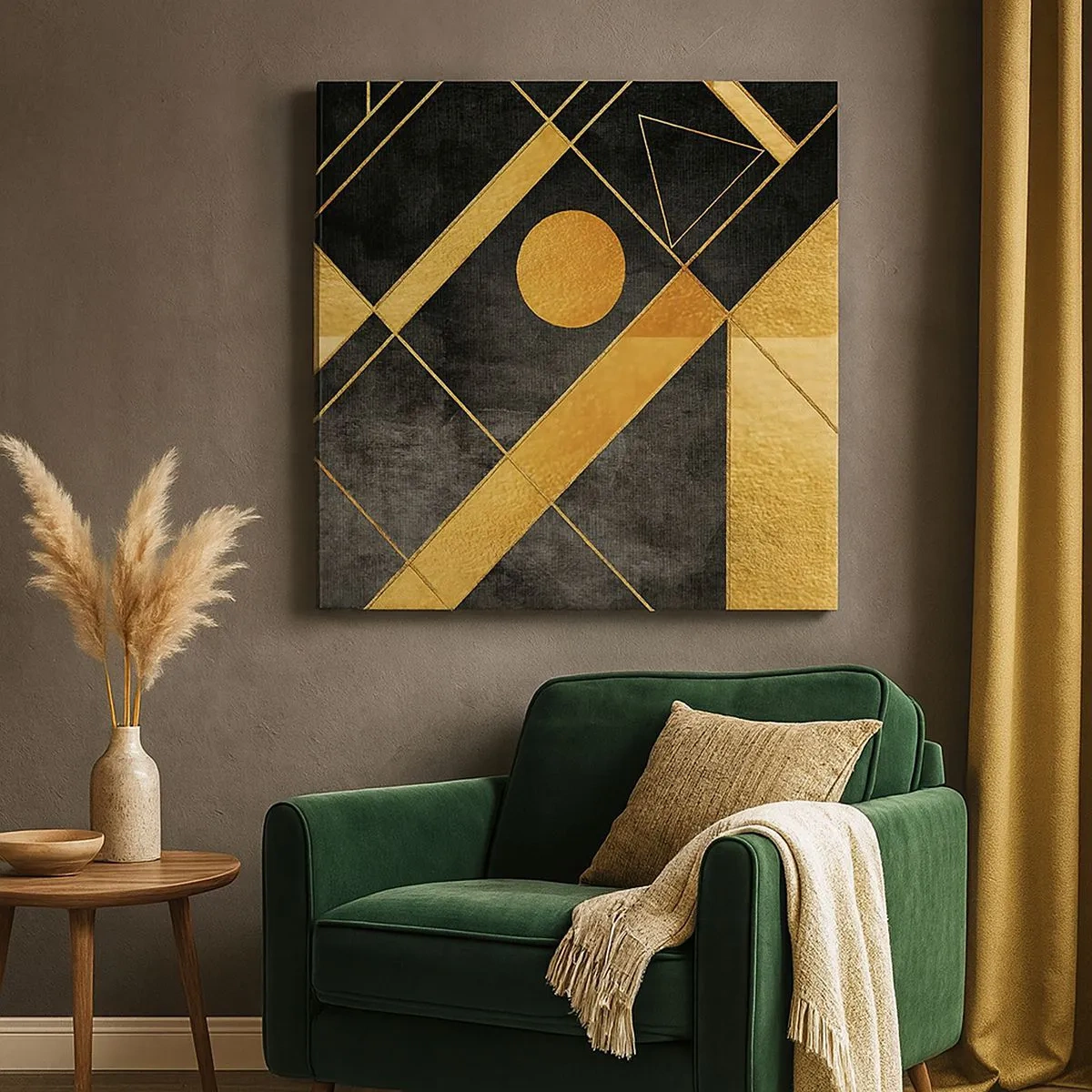 Obraz na plátně - Slunce pouště - 30x30 cm