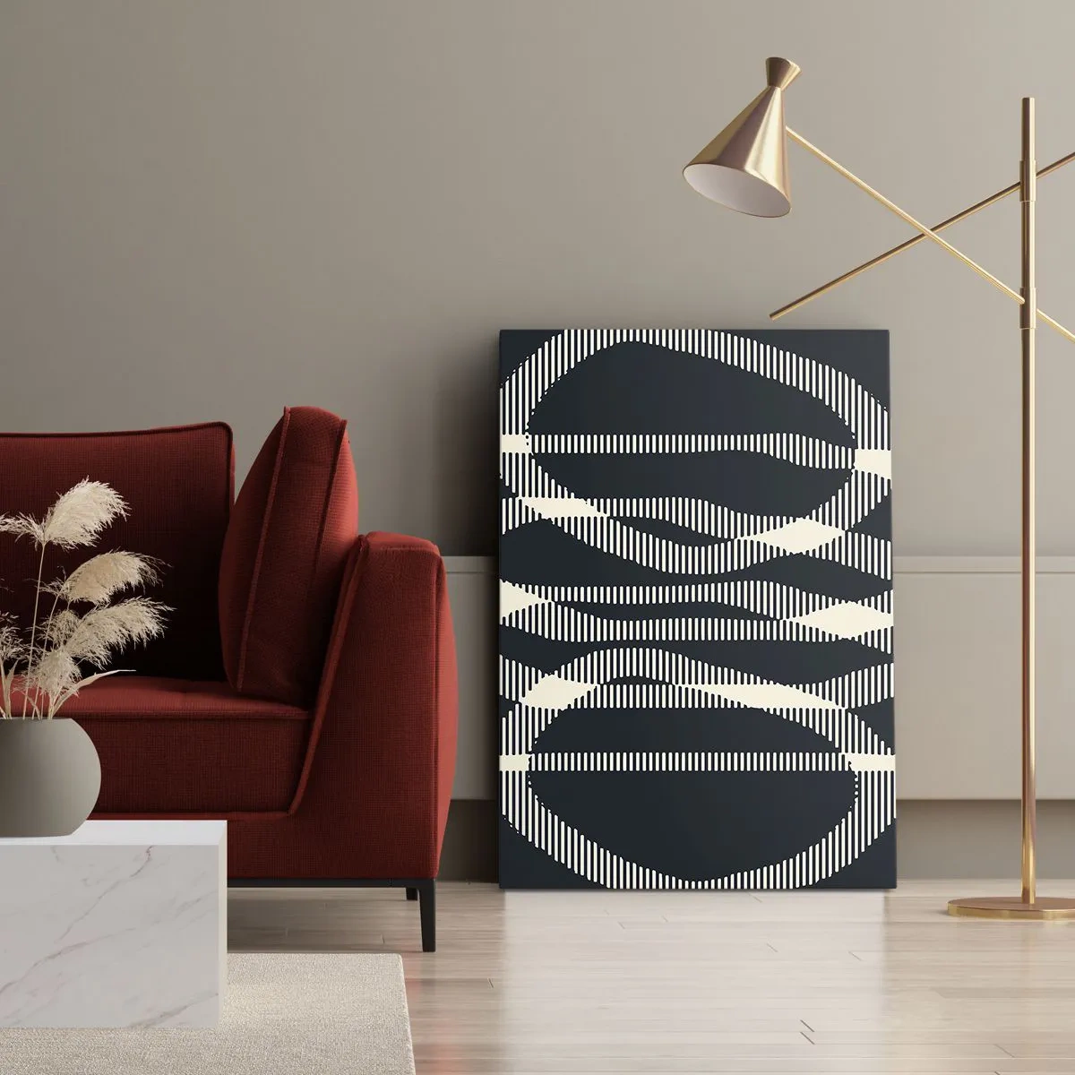 Obraz na plátně - Pokus o prolomení temnoty - 50x70 cm