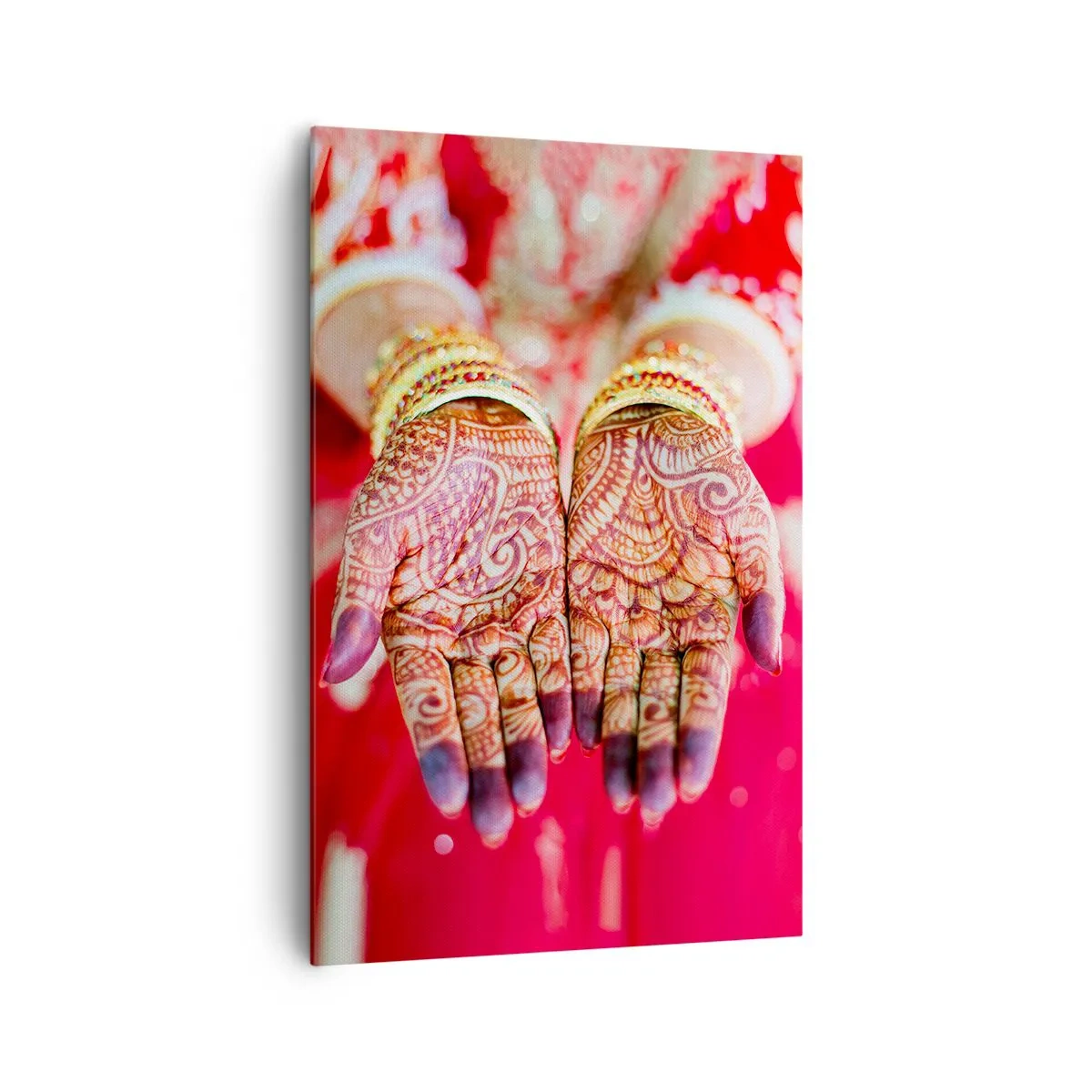 Obraz na plátně - Připravená chytit štěstí - 80x120 cm