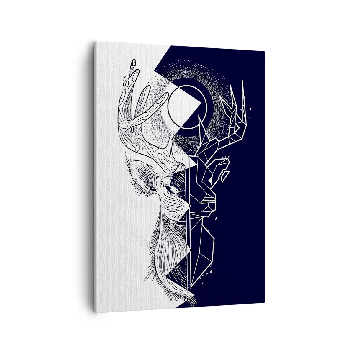 Obraz na plátně - Válka a jednota opaků - 50x70 cm