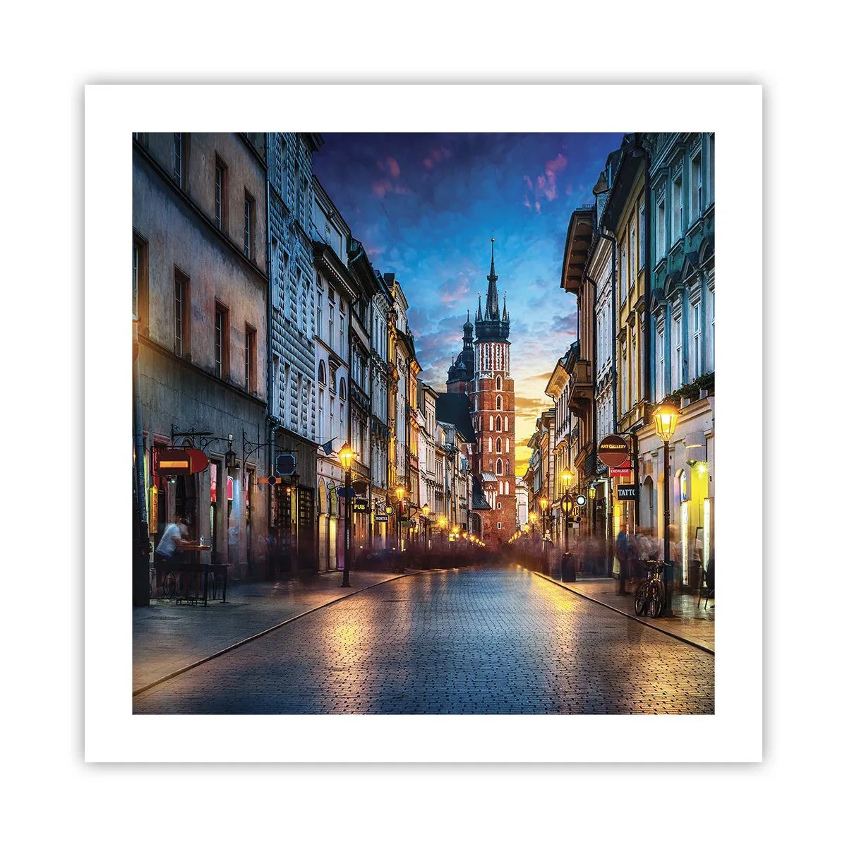 Plakát - Krakovský půvab - 50x50 cm
