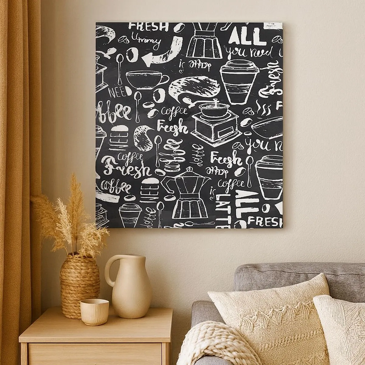 Obraz na plátně - All you need is… - 30x30 cm