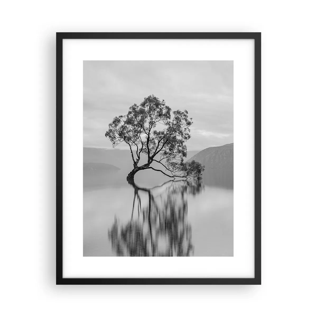 Plakát v černém rámu - Existuje taková země - 40x50 cm