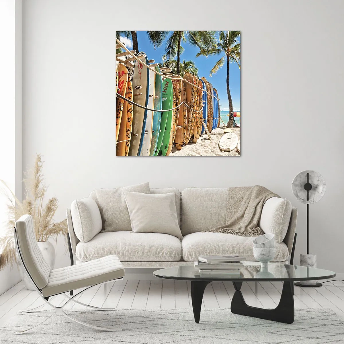 Obraz na skle - Slunečná zábava - 30x30 cm