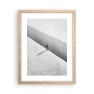 Plakát v rámu světlý dub - Jasný cíl - 30x40 cm