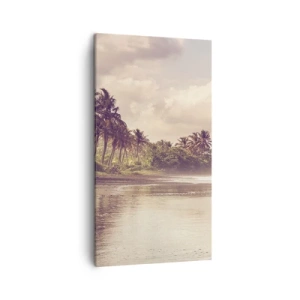 Obraz na plátně - Pohlazení vln - 45x80 cm