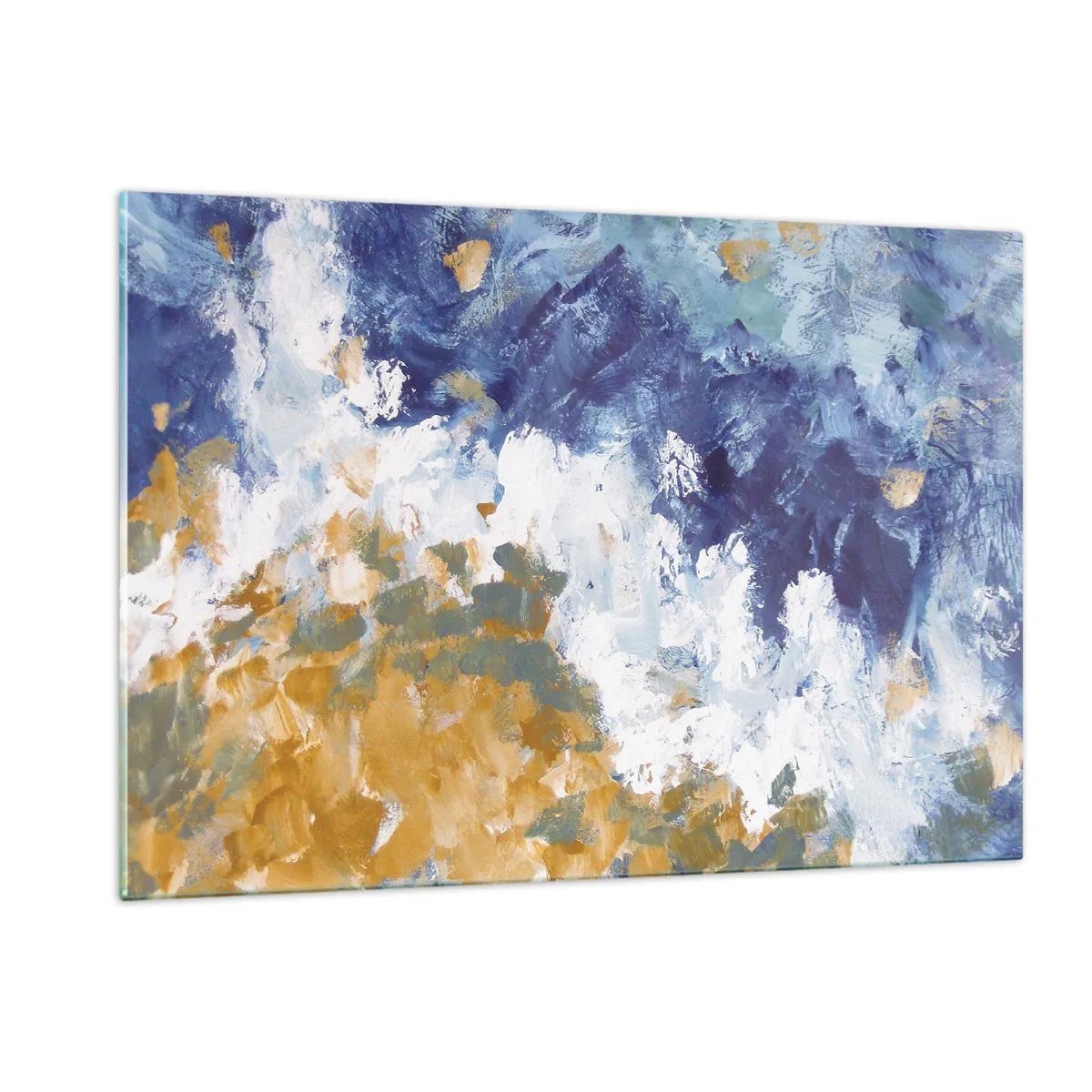 Obraz na skle - Tanec živlů - 120x80 cm