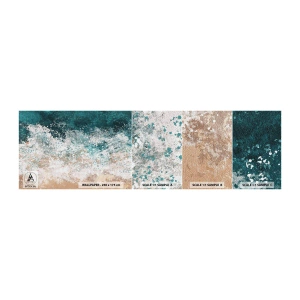 Vzor Fototapety Samolepicí Deluxe Sticker - Mořské příběhy - Voda, Pláž, Moře - 100x30 cm