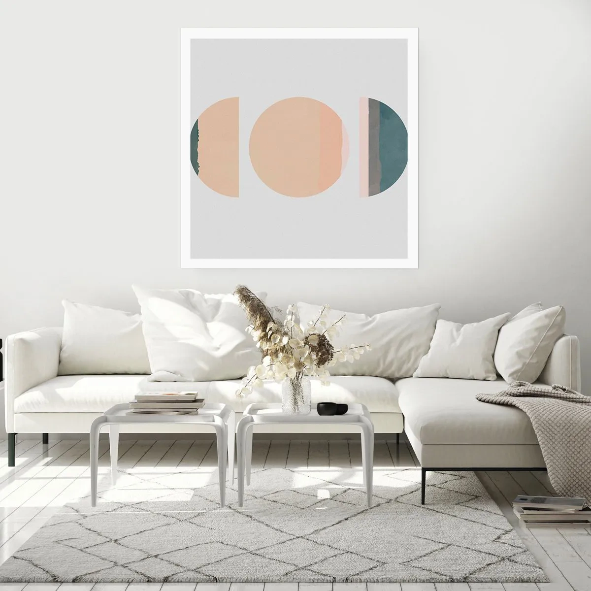 Plakát - Kruh za kruhem - 40x40 cm