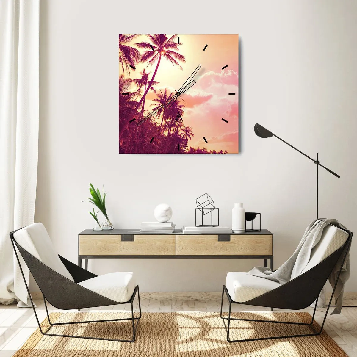 Nástěnné hodiny - Musíš si vybrat - 40x40 cm