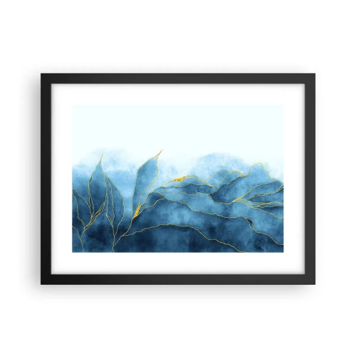 Plakát v černém rámu - Blankyt ve zlatě - 40x30 cm