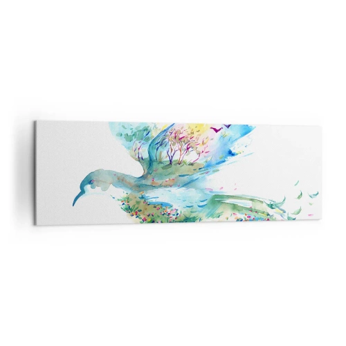 Obraz na plátně - Na křídlech přírody - 160x50 cm