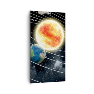 Obraz na plátně - Vesmírný tanec - 65x120 cm