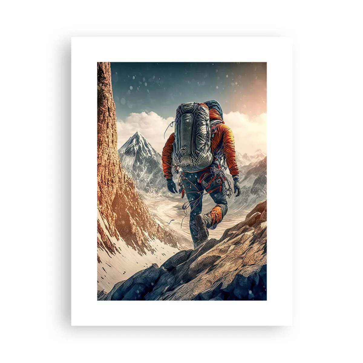 Plakát - Osamělý bojovník - 30x40 cm