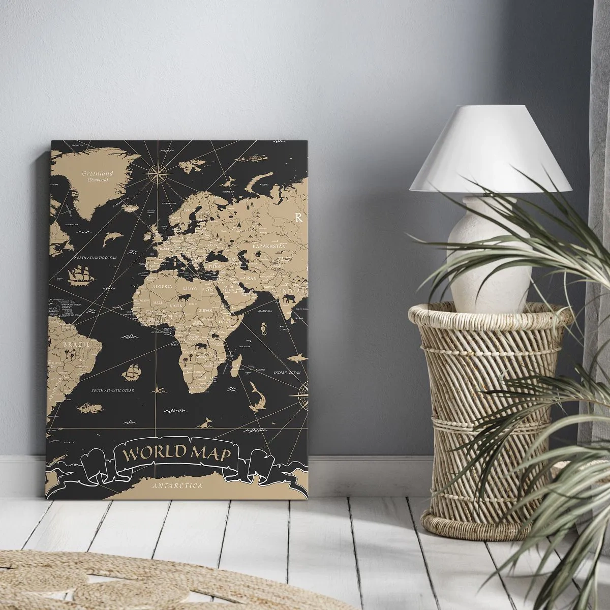 Obraz na plátně - Hranice mého světa - 45x80 cm